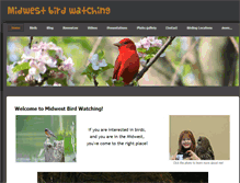 Tablet Screenshot of midwestbirdwatching.com